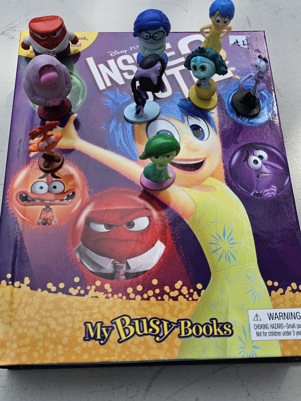 Inside Out My Busy Book With FIGURINE & PLAYMAT